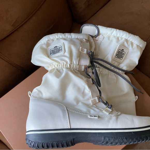 Coach Sage Aniline leather Winter Snow Boots - Picture 13 of 16